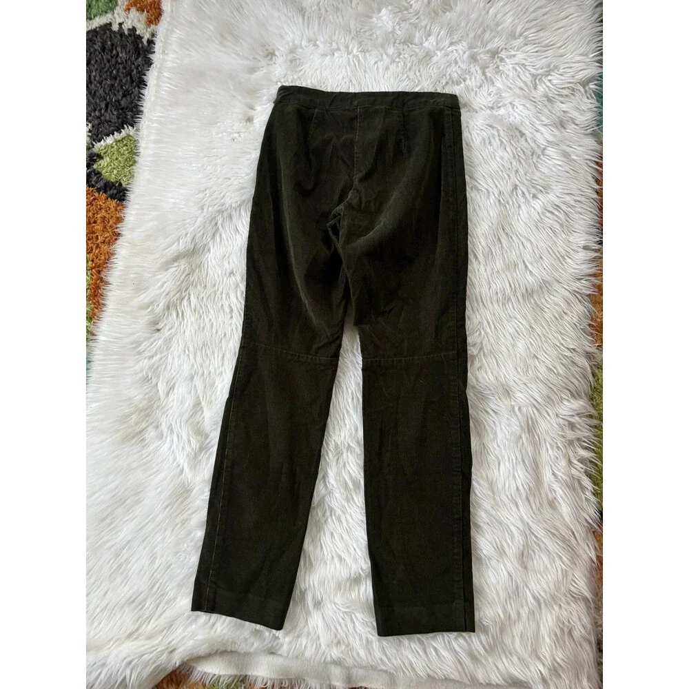 Babaton Aritzia Mitch green corduroy pants SIze 2 - Picture 12 of 12